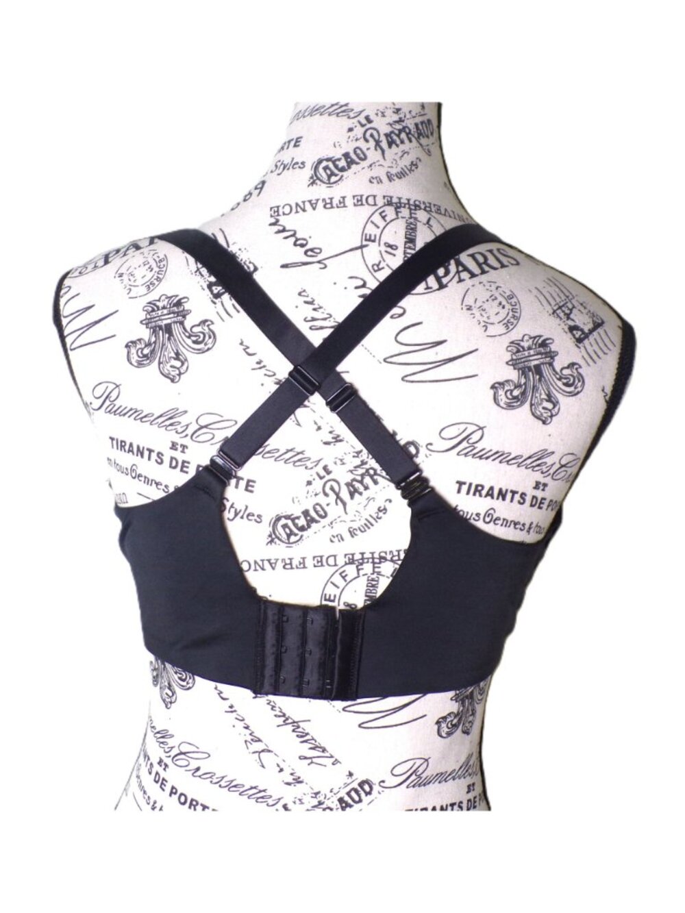 🆕 WACOAL Superbly Smooth Convertible Underwire Bra 34DDD Black #853342 - Picture 8 of 10